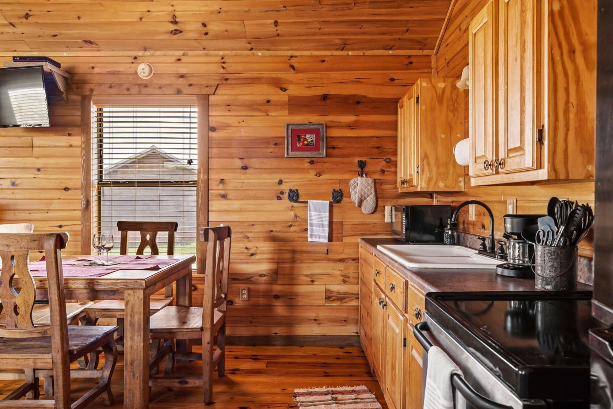 Enchanted Rockview Cabins Crabapple 客房 照片